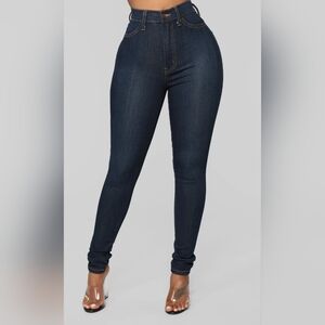 FASHION NOVA - High Waisted Denim Jeans